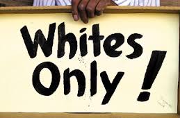 WHITES ONLY